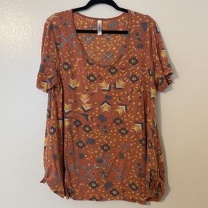 Lularoe 🦄 orange tribal perfect tee
